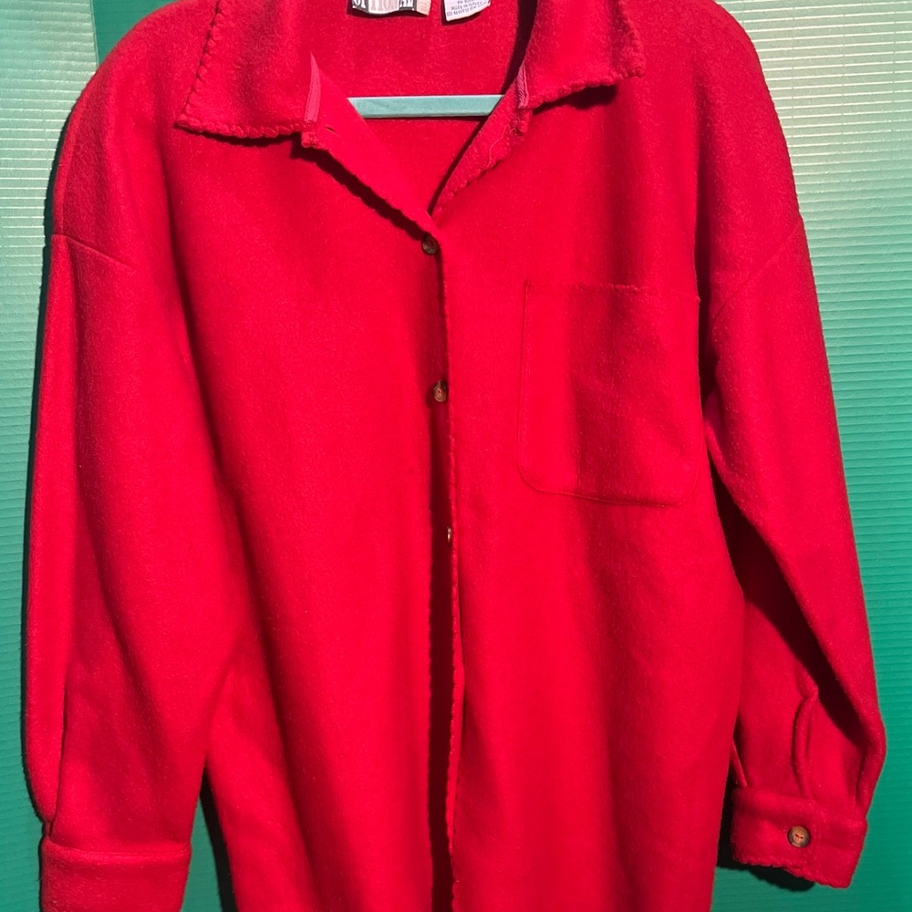 Croton Red Women's Sweater made in turkey medium